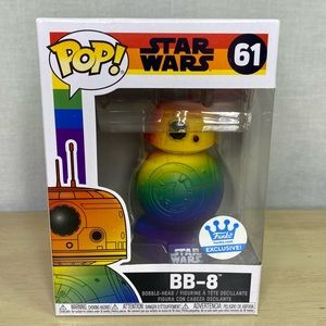 BB-8 61 Star Wars Funko Shop Pride Exclusive Rainbow Funko Pop